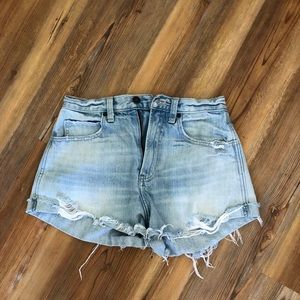 Abercrombie and Fitch high waisted jean short